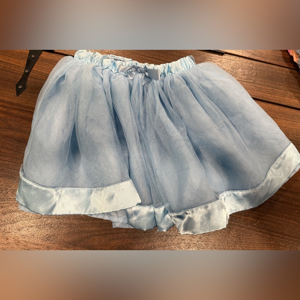 Light Blue Tulle Skirt